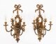 Vintage Monumental Pair Ormolu Twin Branch Wall Lights Sconces mid 20th C | Ref. no. A4582 | Regent Antiques
