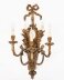 Vintage Monumental Pair Ormolu Twin Branch Wall Lights Sconces mid 20th C | Ref. no. A4582 | Regent Antiques