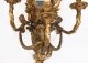 Vintage Monumental Pair Ormolu Twin Branch Wall Lights Sconces mid 20th C | Ref. no. A4582 | Regent Antiques