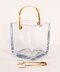 Vintage Boxed Cartier Crystal Ice Bucket & Sterling Silver-Gilt Tongs 20th C | Ref. no. A4608 | Regent Antiques