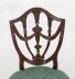 Vintage 7ft6" Diameter Flame Mahogany Dining Table & 10 ShieldBack Chairs 20th C | Ref. no. A4616a | Regent Antiques