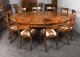 Vintage 7ft6" Diameter Flame Mahogany Dining Table & 10 Chairs  20th C | Ref. no. A4616b | Regent Antiques