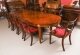 Vintage French Empire Revival  Burr Walnut Dining Table & 10 Chairs 20th Century | Ref. no. A4635b | Regent Antiques