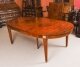 Vintage French Empire Revival  Burr Walnut Dining Table & 10 Chairs 20th Century | Ref. no. A4635b | Regent Antiques