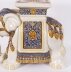 Vintage Glazed Pottery Elephant Garden Seat / Stand Mid 20th Century | Ref. no. A4681x | Regent Antiques