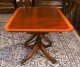 Vintage 8ft  Crossbanded Twin Pillar Dining Table  William Tillman 20th C | Ref. no. A4705 | Regent Antiques