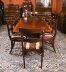 Vintage 8ft  Crossbanded Twin Pillar Dining Table  William Tillman 20th C | Ref. no. A4705 | Regent Antiques