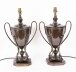 Vintage Pair Twin Handled Bronze Classical Urn Lamps  20th Century | Ref. no. A4709 | Regent Antiques