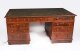 Antique Victorian Flame Mahogany Partners Pedestal Desk 19th C Antique Victorian Flame Mahogany Partners Pedestal Desk c.1860 19th C | Ref. no. A4713 | Regent Antiques