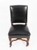 Antique Set 12 French Walnut & Black Leather Upholstered Dining Chairs 19th C Antique Set 12 French Walnut & Black Leather Upholstered Dining Chairs 19th C | Ref. no. A4732 | Regent Antiques