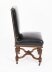 Antique Set 12 French Walnut & Black Leather Upholstered Dining Chairs 19th C Antique Set 12 French Walnut & Black Leather Upholstered Dining Chairs 19th C | Ref. no. A4732 | Regent Antiques