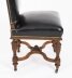 Antique Set 12 French Walnut & Black Leather Upholstered Dining Chairs 19th C Antique Set 12 French Walnut & Black Leather Upholstered Dining Chairs 19th C | Ref. no. A4732 | Regent Antiques