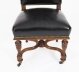 Antique Set 12 French Walnut & Black Leather Upholstered Dining Chairs 19th C Antique Set 12 French Walnut & Black Leather Upholstered Dining Chairs 19th C | Ref. no. A4732 | Regent Antiques