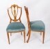 Antique Set 8 Shieldback Satin wood Dining Chairs Cowtan & Sons 19th C Antique Set 8 Shieldback Satin wood Dining Chairs Cowtan & Sons 19th C | Ref. no. A4734 | Regent Antiques
