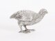 Antique Pair Belgian Silver Grouse Game Birds 19th C | Ref. no. A4768 | Regent Antiques