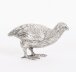 Antique Pair Belgian Silver Grouse Game Birds 19th C | Ref. no. A4768 | Regent Antiques