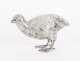 Antique Pair Belgian Silver Grouse Game Birds 19th C | Ref. no. A4768 | Regent Antiques