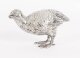 Antique Pair Belgian Silver Grouse Game Birds 19th C | Ref. no. A4768 | Regent Antiques