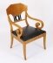 Antique Pair Swedish Biedermeier Birchwood Ebonized Armchairs 19th Century Antique Pair Swedish Biedermeier Birchwood Ebonized Armchairs 19th Century | Ref. no. A4777 | Regent Antiques