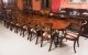 Vintage 13ft  Regency Revival Triple Pillar Dining Table  Mid 20th C | Ref. no. A4801 | Regent Antiques