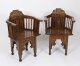 Antique Pair  Levantine Parquetry Inlaid armchairs 19th C | Ref. no. A4804d | Regent Antiques