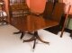 Vintage 9ft  276cm Mahogany Twin  Pillar Dining Table by  William Tillman 20th C | Ref. no. A4809 | Regent Antiques