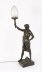 Antique Large French Bronze Lamp of \