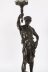Antique Large French Bronze Lamp of \