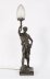 Antique Large French Bronze Lamp of \