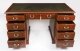 Antique Victorian Crossbanded & Inlaid Flame Mahogany Pedestal Desk 19th C Antique Victorian Crossbanded & Inlaid Flame Mahogany Pedestal Desk 19th C | Ref. no. A4823 | Regent Antiques