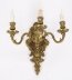 Antique Pair of French Louis Revival 3 Branch  Ormolu Wall Lights C1900 | Ref. no. A4832 | Regent Antiques