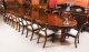 Antique 19th C 16ft Flame Mahogany Extending Dining Table & 16chairs | Ref. no. A4847a | Regent Antiques