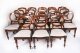 Antique 19th C 16ft Flame Mahogany Extending Dining Table & 16chairs | Ref. no. A4847a | Regent Antiques