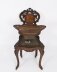 Antique Swiss Walnut Marquetry inlaid Musical Chair 19th C | Ref. no. A4848 | Regent Antiques