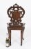 Antique Swiss Walnut Marquetry inlaid Musical Chair 19th C | Ref. no. A4848 | Regent Antiques
