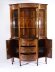 Antique Marquetry Serpentine Display Cabinet Edwards & Roberts 19th C | Ref. no. A4856 | Regent Antiques