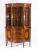 Antique Marquetry Serpentine Display Cabinet Edwards & Roberts 19th C | Ref. no. A4856 | Regent Antiques