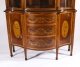Antique Marquetry Serpentine Display Cabinet Edwards & Roberts 19th C | Ref. no. A4856 | Regent Antiques