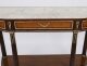 Antique Pair French Ormolu Mounted Carrara Marble Topped Console Tables 19th C | Ref. no. A4858 | Regent Antiques