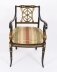 Antique Set 10 English Regency Revival Pierced Splat Back Dining Chairs 20th C | Ref. no. A4863 | Regent Antiques
