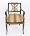 Antique Set 10 English Regency Revival Pierced Splat Back Dining Chairs 20th C | Ref. no. A4863 | Regent Antiques