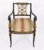Antique Set 10 English Regency Revival Pierced Splat Back Dining Chairs 20th C | Ref. no. A4863 | Regent Antiques