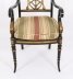 Antique Set 10 English Regency Revival Pierced Splat Back Dining Chairs 20th C | Ref. no. A4863 | Regent Antiques