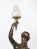 Antique Pair Large 7ft Bronze Libertas Figural Torcheres Lamps F. De Luca C1910 | Ref. no. A4868 | Regent Antiques