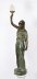 Antique Pair Large 7ft Bronze Libertas Figural Torcheres Lamps F. De Luca C1910 | Ref. no. A4868 | Regent Antiques