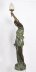 Antique Pair Large 7ft Bronze Libertas Figural Torcheres Lamps F. De Luca C1910 | Ref. no. A4868 | Regent Antiques