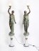 Antique Pair Large 7ft Bronze Libertas Figural Torcheres Lamps F. De Luca C1910 | Ref. no. A4868 | Regent Antiques