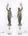 Antique Pair Large 7ft Bronze Libertas Figural Torcheres Lamps F. De Luca C1910 | Ref. no. A4868 | Regent Antiques