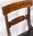 Bespoke Set of Six Burr Walnut & Leather Upholstered Bar Stools | Ref. no. A4880 | Regent Antiques
