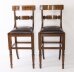 Bespoke Set of Six Burr Walnut & Leather Upholstered Bar Stools | Ref. no. A4880 | Regent Antiques